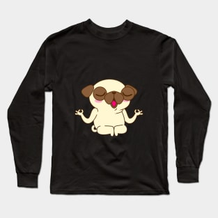 Zen Pug Long Sleeve T-Shirt